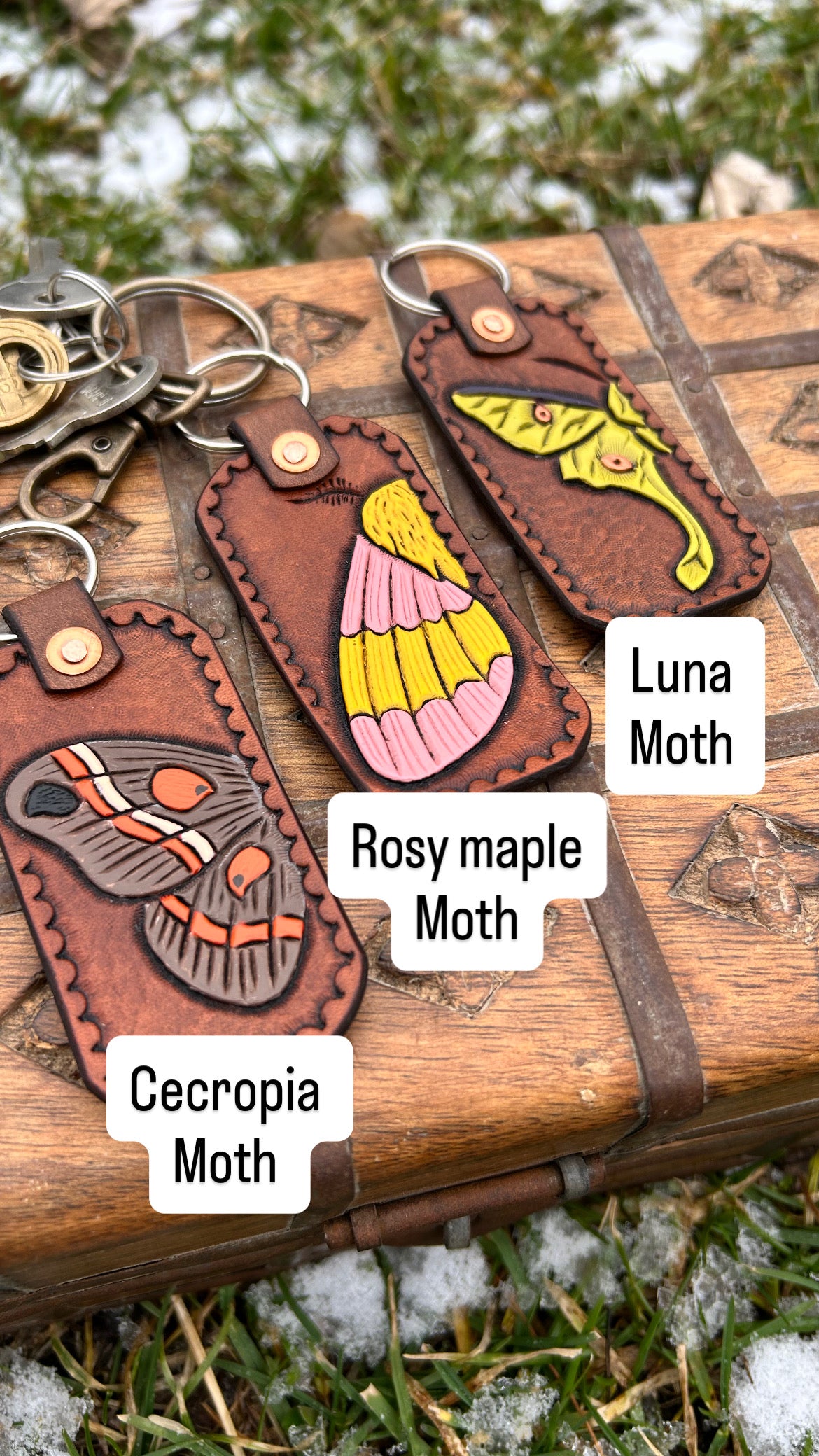 Keychain: Moths