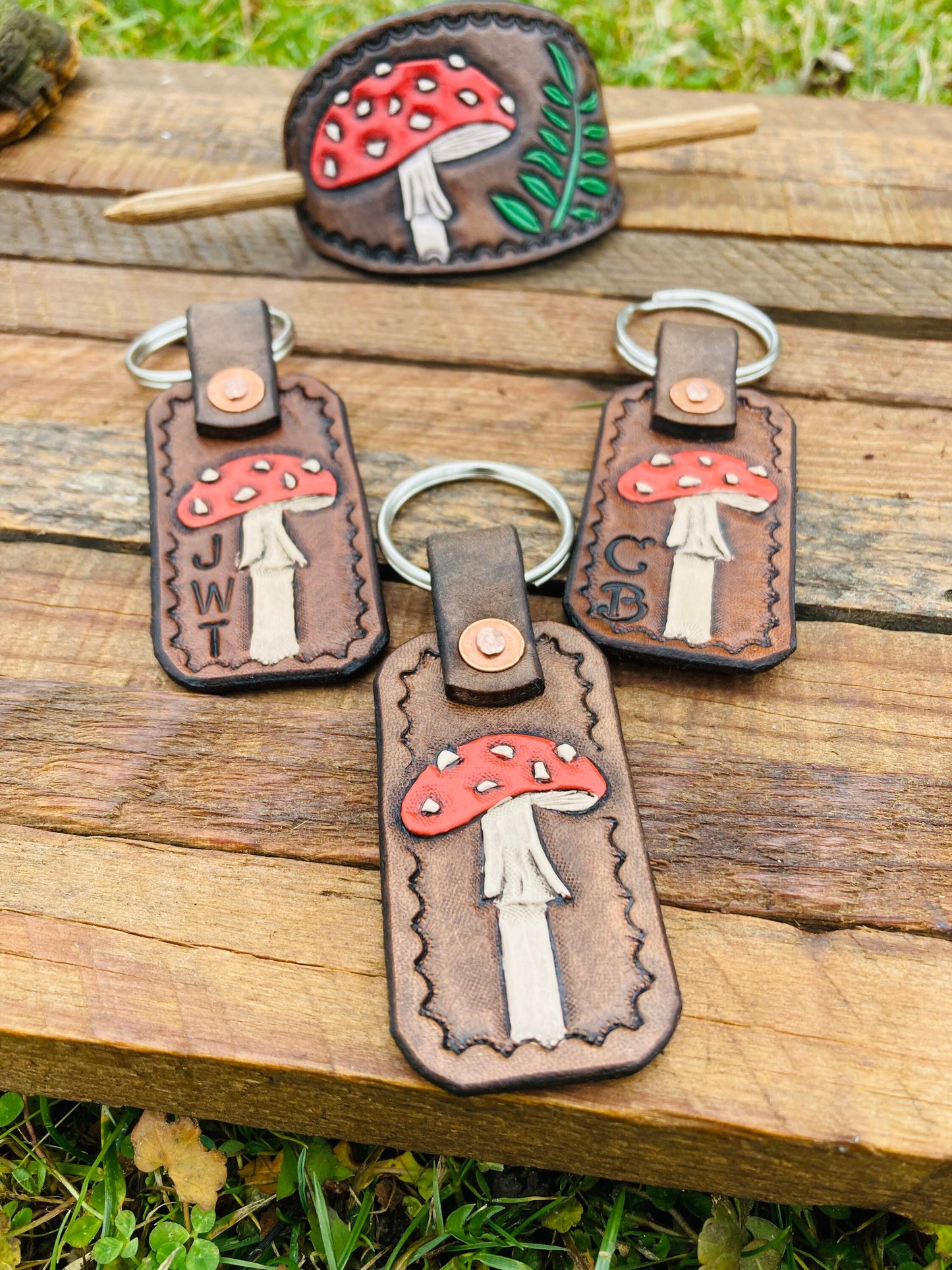 keychain: Amanita