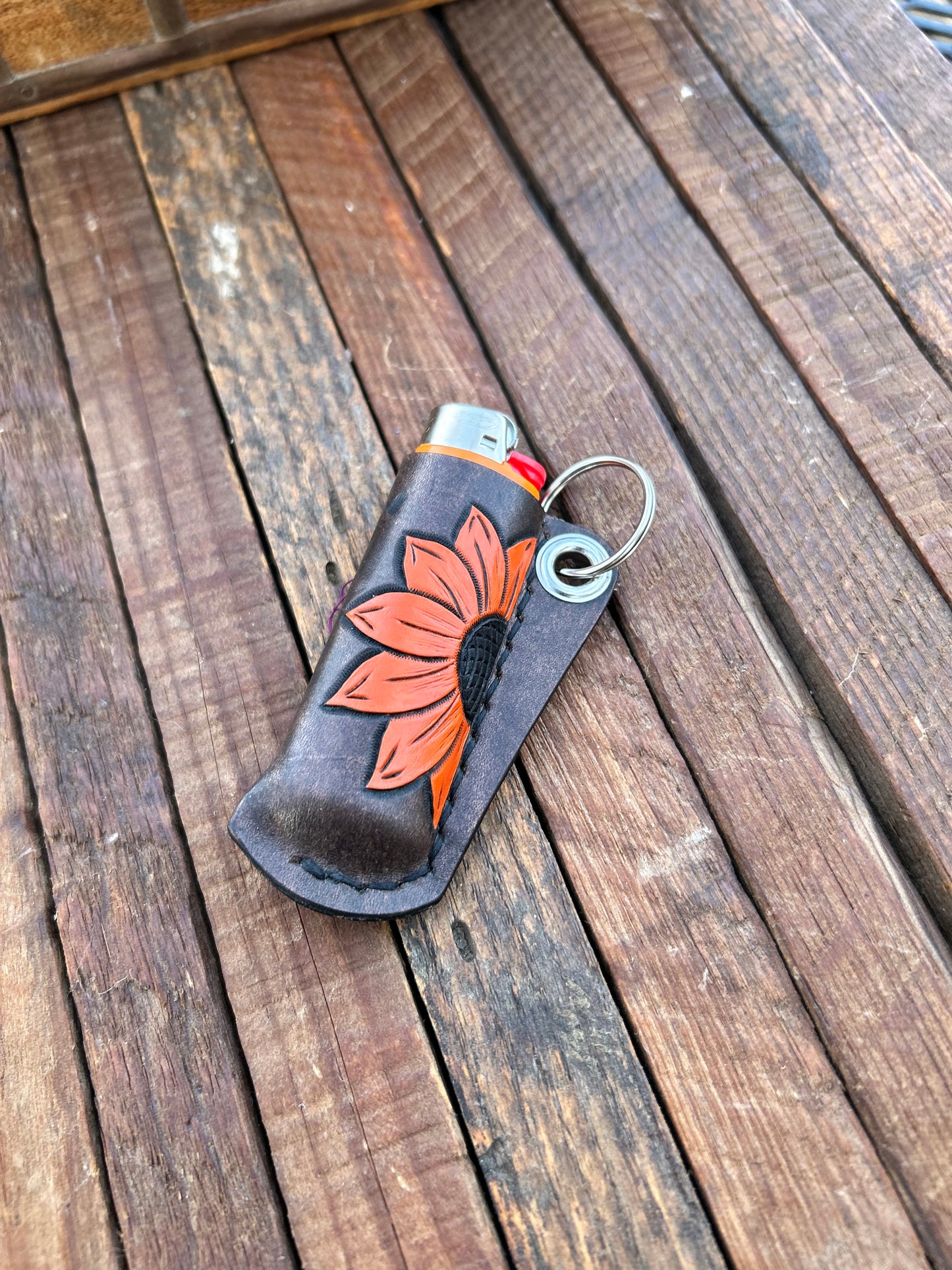 Lighter Sheath: Sunflower (Ready to Ship)