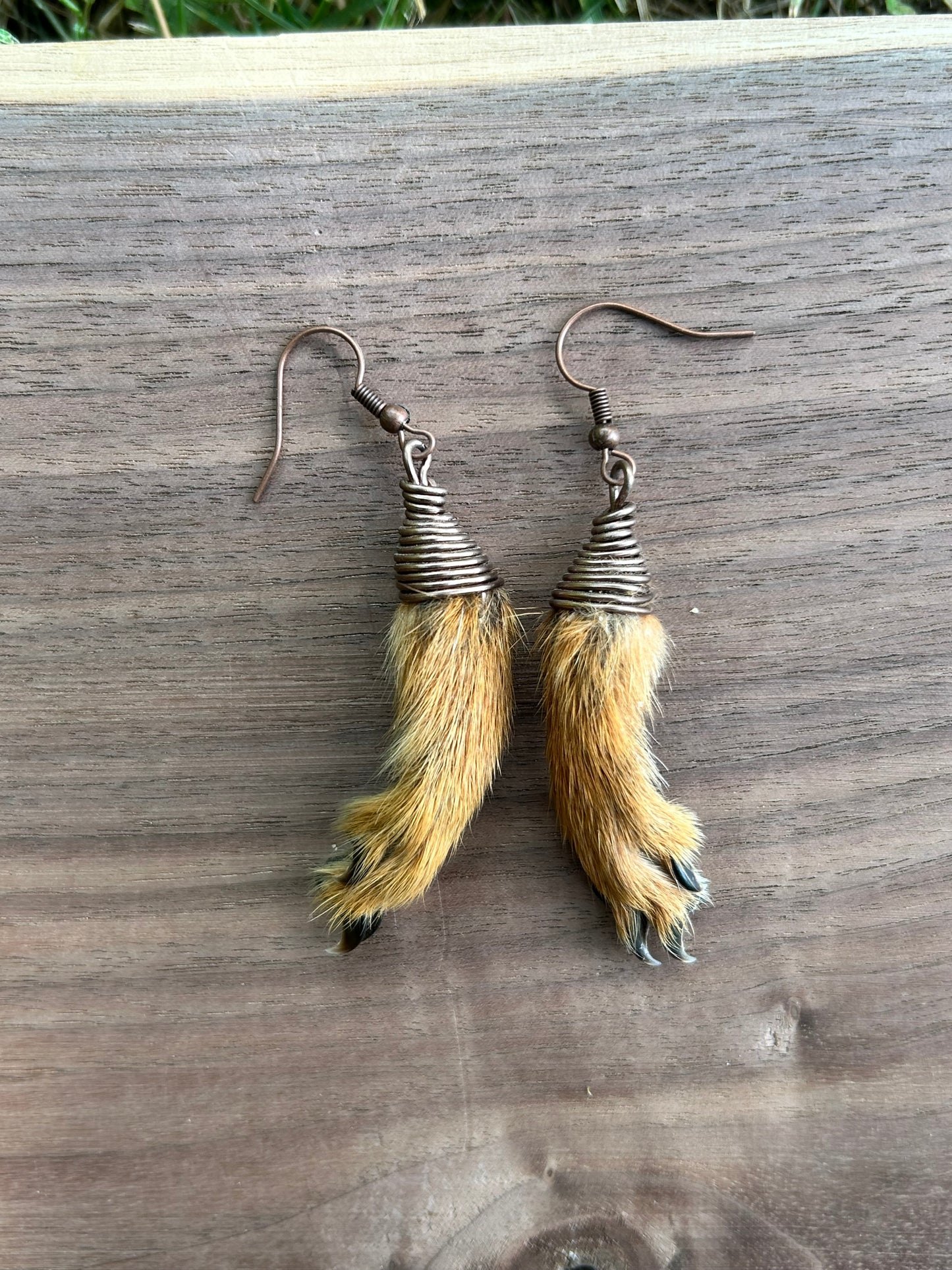 Squirrel Feet Earrings -Ready to Ship