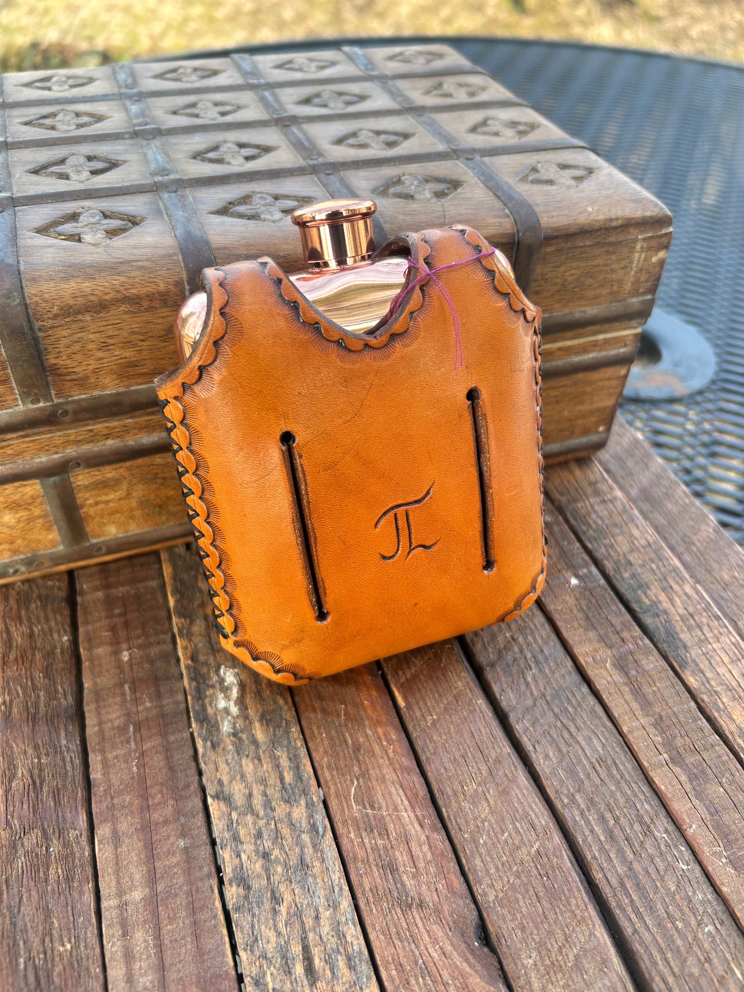 Flask: Saddle Tan (Ready to Ship)