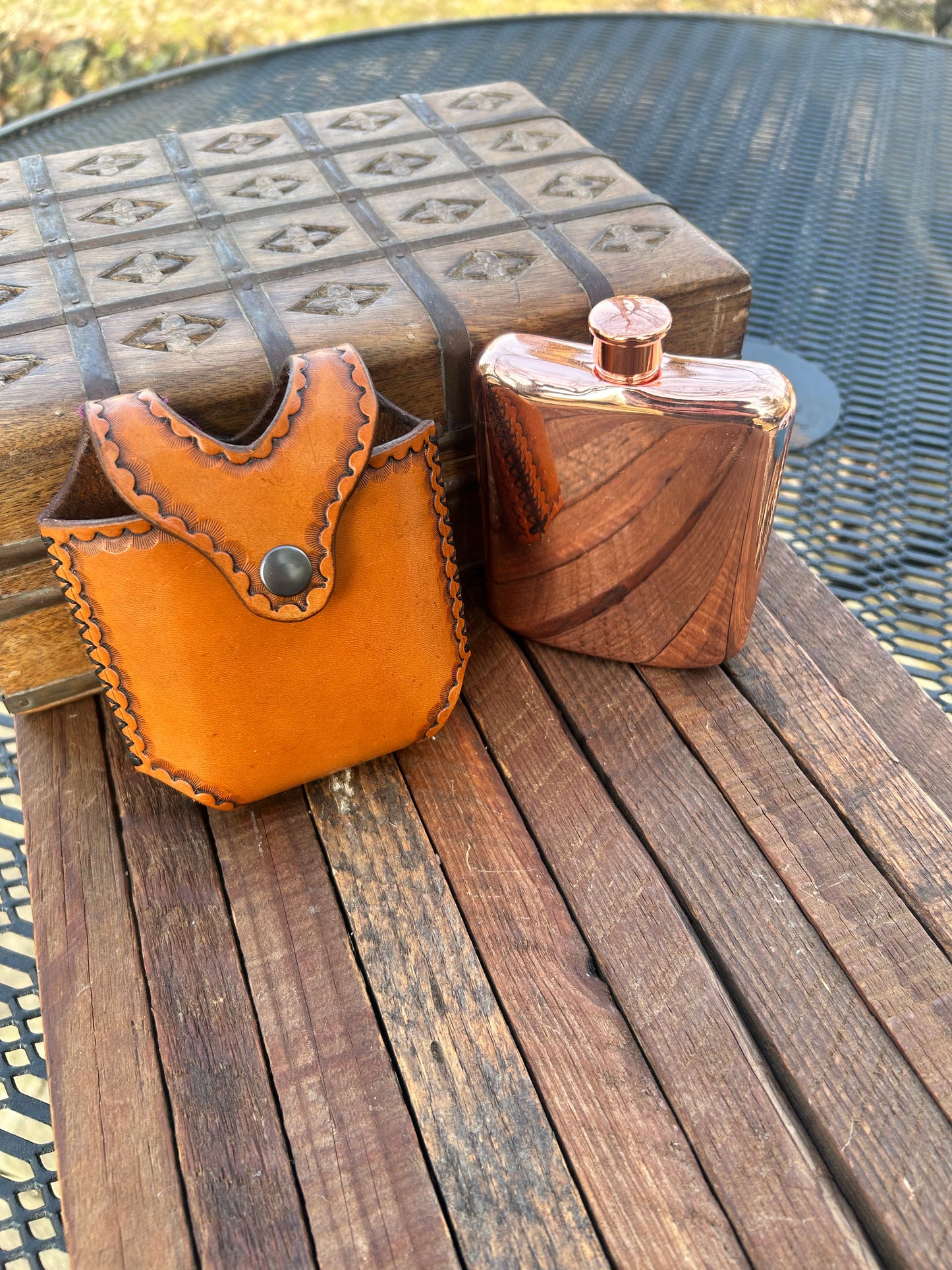 Flask: Saddle Tan (Ready to Ship)