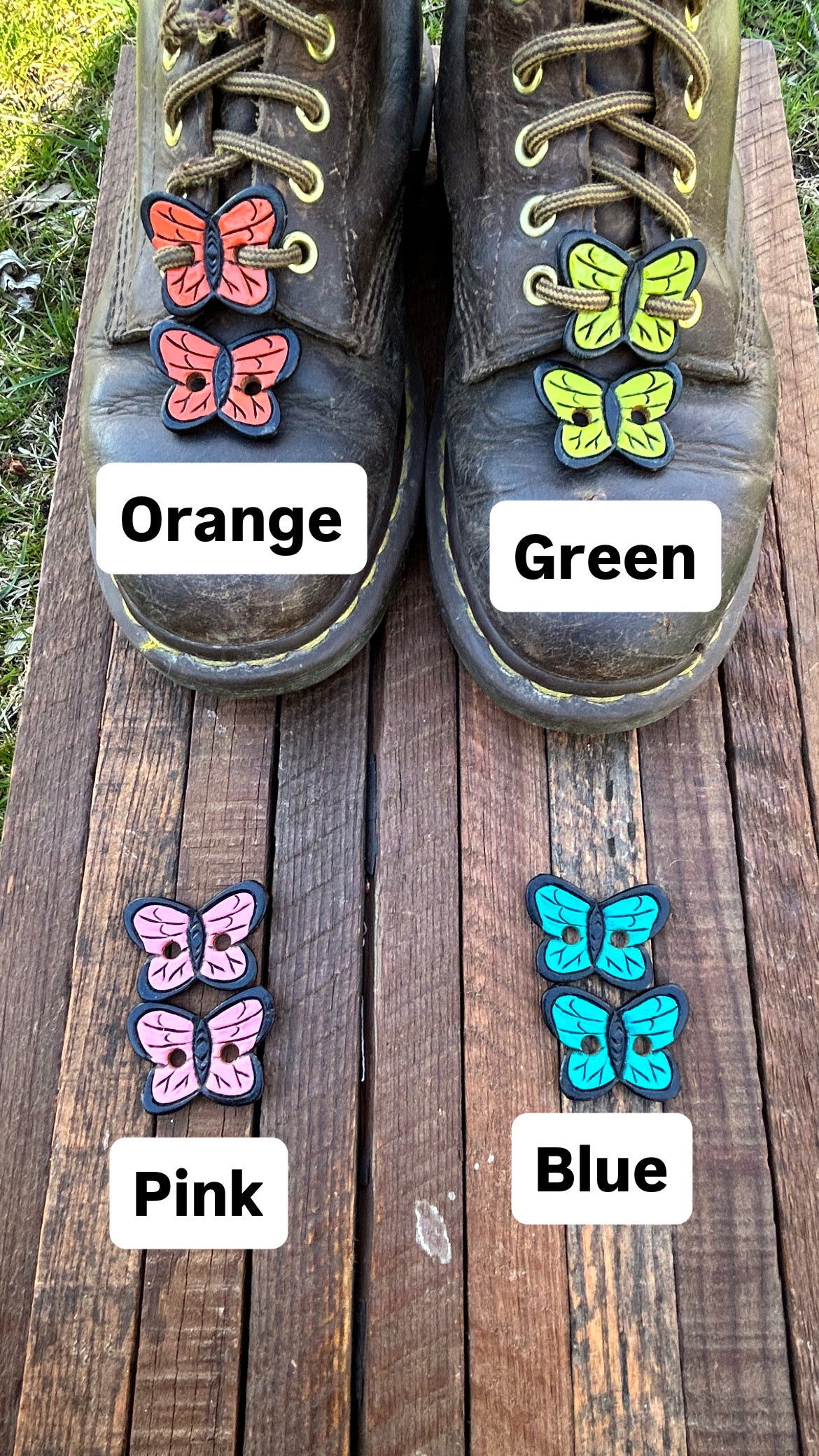 Boot Charms- Butterfly Batch