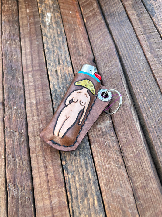 Lighter Sheath: Mushlady (Ready to Ship)