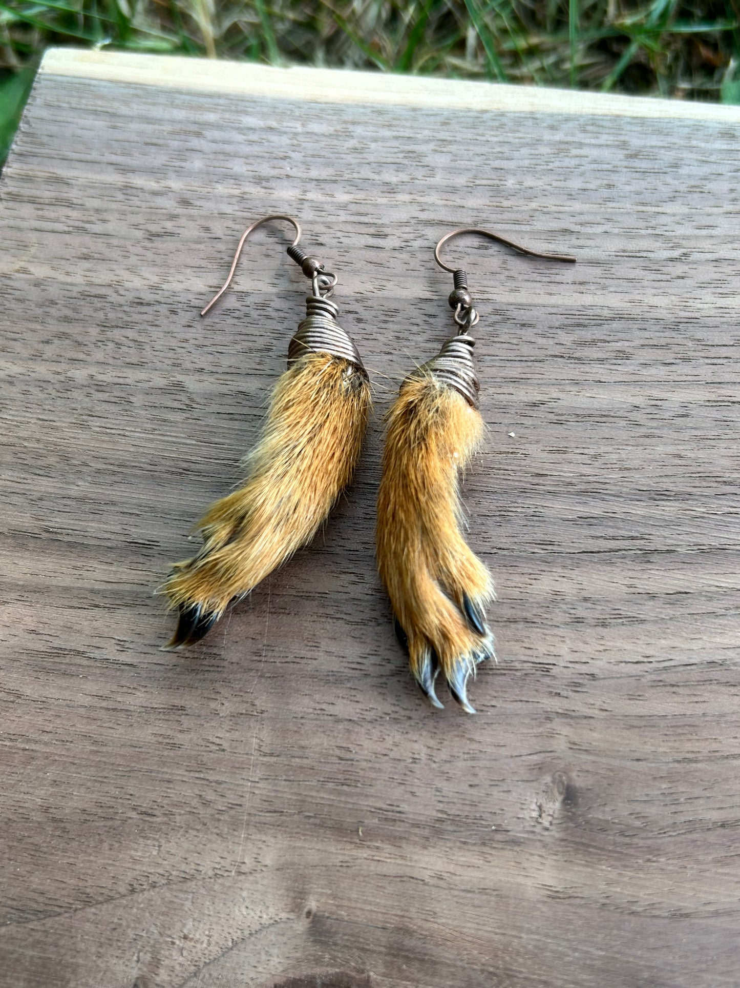 Squirrel Feet Earrings -Ready to Ship