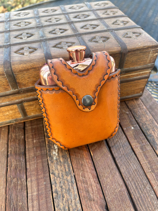 Flask: Saddle Tan (Ready to Ship)