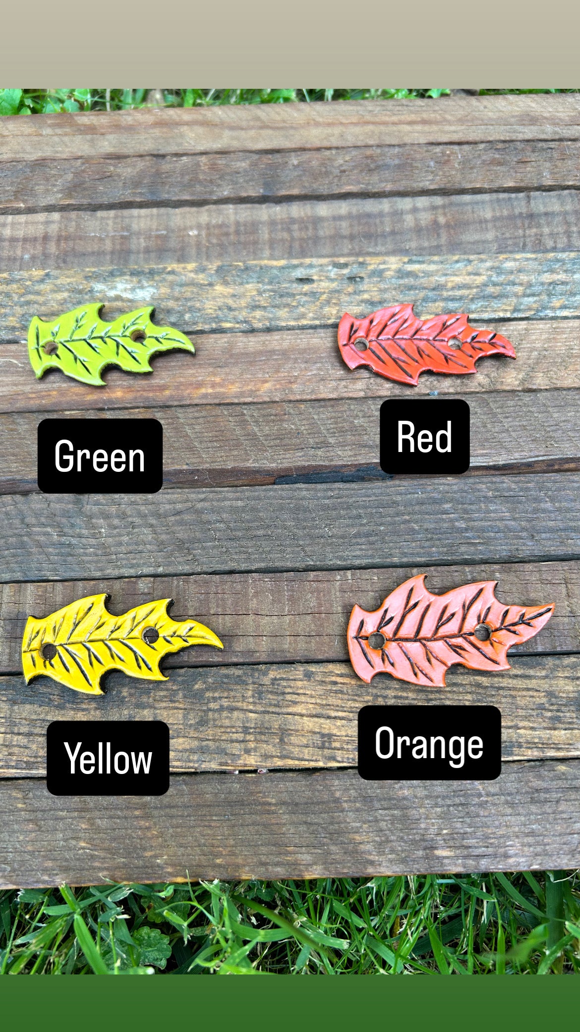 Boot Charm- Oak Leaf Batch